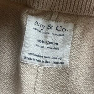 Aly & Co. Cream Cotton Leggings